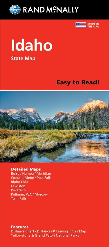 Rand McNally Easy to Read Folded Map: Idaho State Map (Folded)