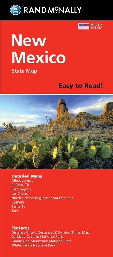 Rand McNally Easy to Read Folded Map: New Mexico State Map (Folded)