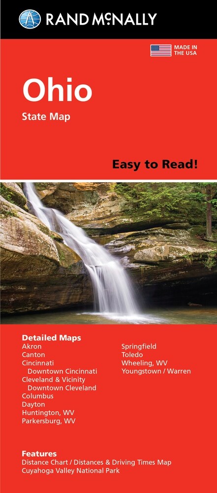 Rand McNally Easy to Read Folded Map: Ohio State Map (Folded)