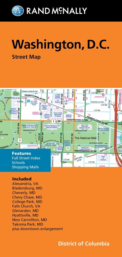 Rand McNally Folded Map: Washington, D.C. Street Map (Folded)