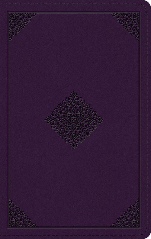 ESV Large Print Personal Size Bible (Trutone, Lavender, Ornament Design) (Imitation Leather)