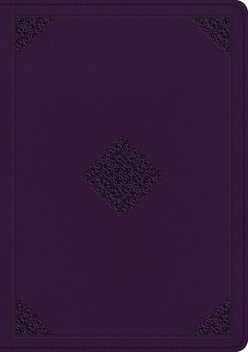 ESV Single Column Journaling Bible, Large Print (Trutone, Lavender, Ornament Design) (Imitation Leather)