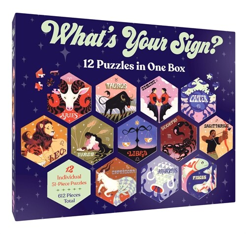 12 Puzzles in One Box: Whats Your Sign? (Board Games)