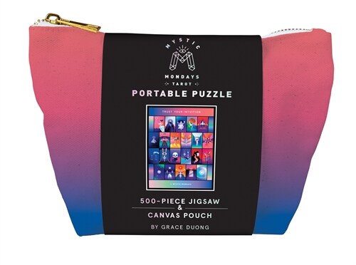 Mystic Mondays Portable Puzzle: 500-Piece Jigsaw & Canvas Pouch (Board Games)