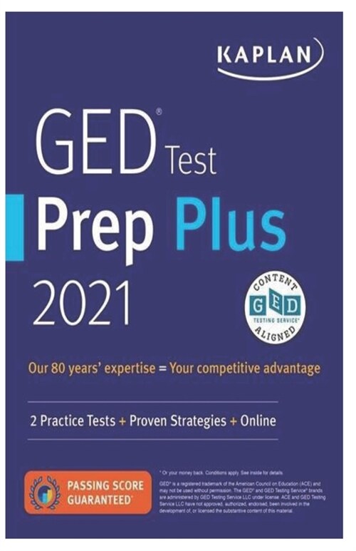 GED Test Prep Plus 2021 (Paperback)