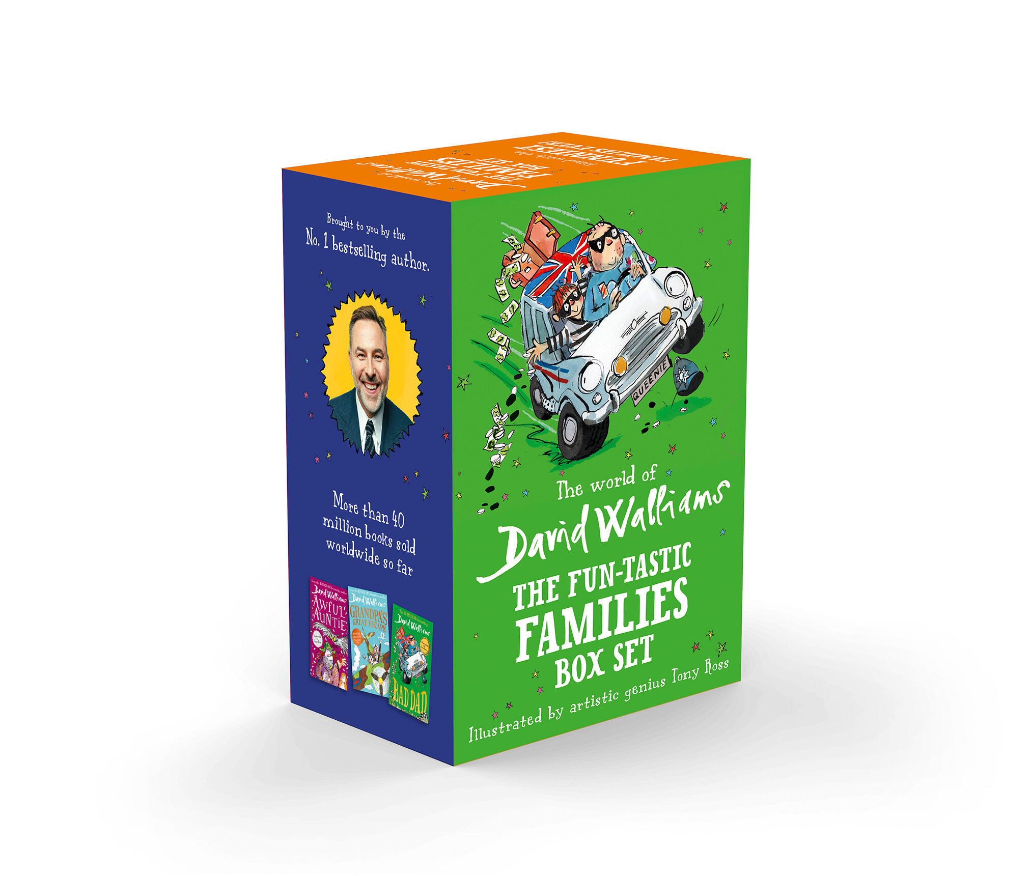 The World of David Walliams: Fun-Tastic Families Box Set (Paperback 3권)