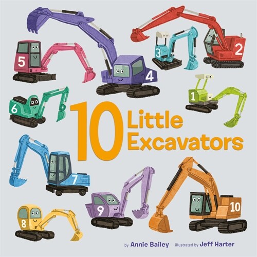 10 Little Excavators (Board Books)