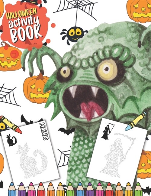 Halloween Maze Activity Book (Paperback)