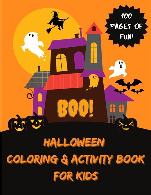 Halloween Coloring & Activity Book for Kids: Halloween Activity Fun for Kids (Paperback)
