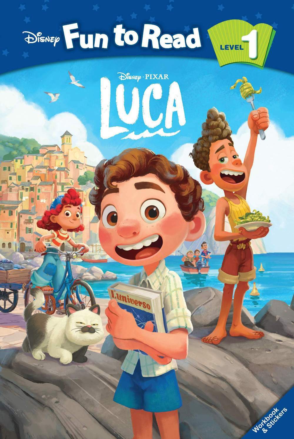 Disney Fun to Read 1-35 : Luca (루카) (Paperback + Workbook)