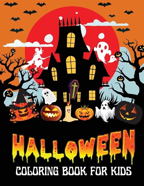 Halloween Coloring book for kids (Paperback)