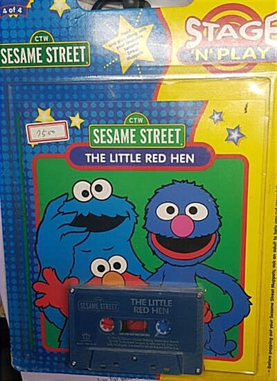 [중고] Sesame Street: The Little Red Hen (with One cassette)  (One cassette,paperback)