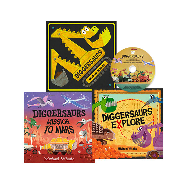The Diggersaurs Collection (Paperback 3권 + CD)