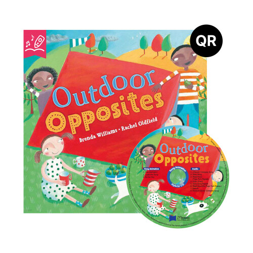 [중고] 노부영 송 애니메이션 세이펜 Outdoor Opposites (Paperback + Hybrid CD )