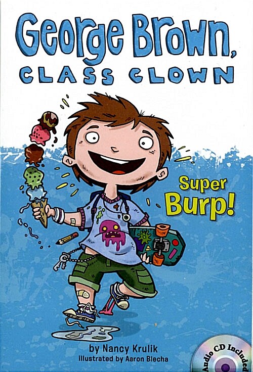 [중고] George Brown,Class Clown #1: Super Burp! (Book+CD)