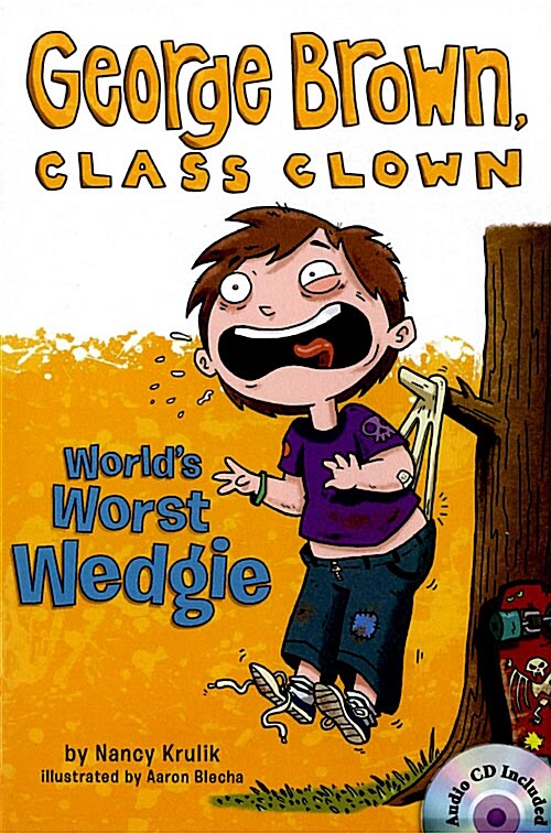 [중고] George Brown,Class Clown #3: Worlds Worst Wedgie (Book+CD)