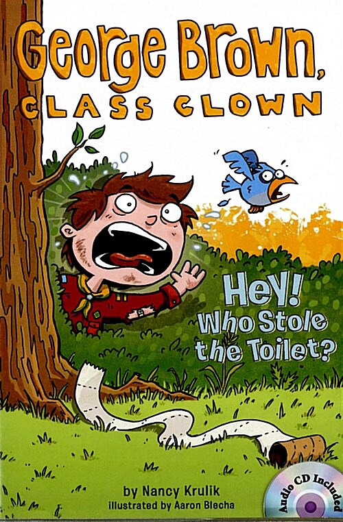 [중고] George Brown,Class Clown #8: Hey! Who Stole the Toilet? (Book+CD)