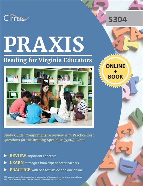Reading for Virginia Educators Study Guide: Comprehensive Review with Practice Test Questions for the Reading Specialist (5304) Exam (Paperback)