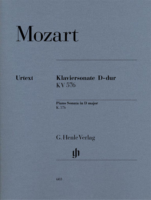 모차르트 피아노 소나타 in D Major, K. 576