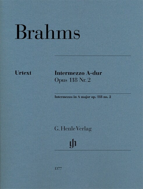 브람스 인터메조 in A Major, Op. 118 No. 2