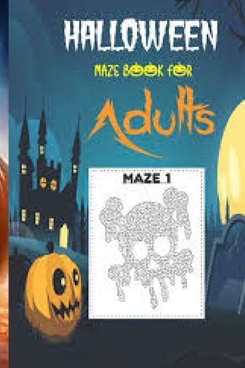 Halloween Mazes Book (Paperback)