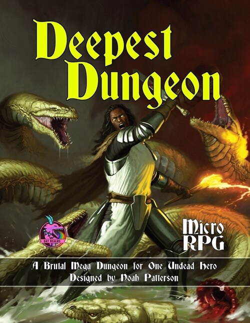 Deepest Dungeon: A Brutal Mega Dungeon for One Undead Hero (Paperback)