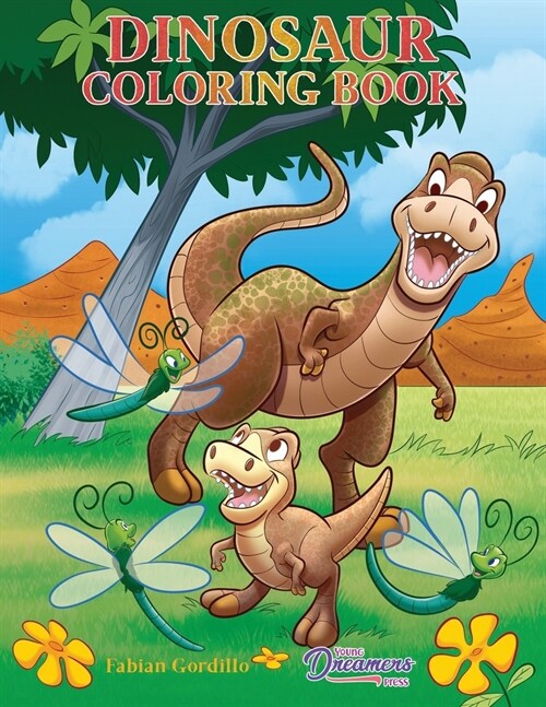 Dinosaur Coloring Book: For Kids Ages 4-8, 9-12 (Paperback)