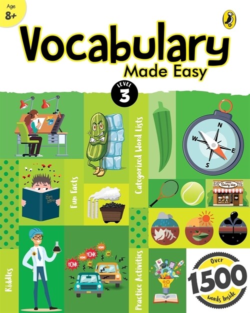 Vocabulary Made Easy Level 3: Fun, Interactive English Vocab Builder, Activity & Practice Book with Pictures for Kids 8+, Collection of 1500+ Everyday (Paperback)