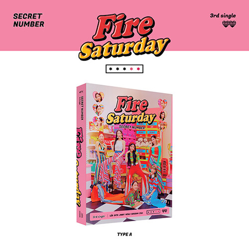 시크릿넘버 - 싱글 3집 Fire Saturday [일반반][A TYPE Ver.]