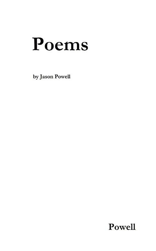 Poems (Paperback)