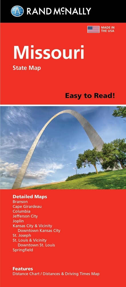 Rand McNally Easy to Read: Missouri State Map (Folded)