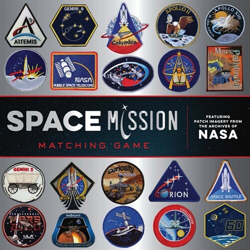 Space Mission Matching Game: Featuring Patch Imagery from the Archives of NASA (Board Games)