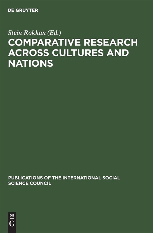 Comparative Research Across Cultures and Nations (Hardcover, Reprint 2021)