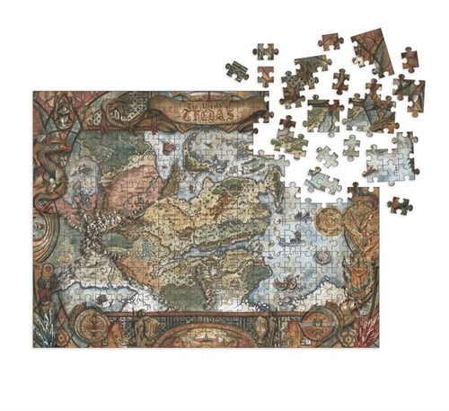 Dragon Age World of Thedas Map Puzzle (Board Games)