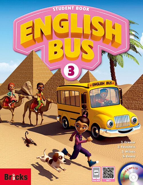 [중고] English Bus 3 SB (Student Book + Multi CD 2장 + APP)