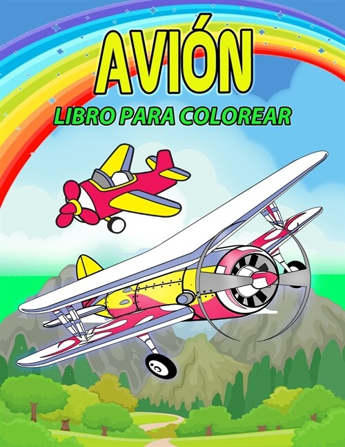 Avión Libro para Colorear (Paperback)