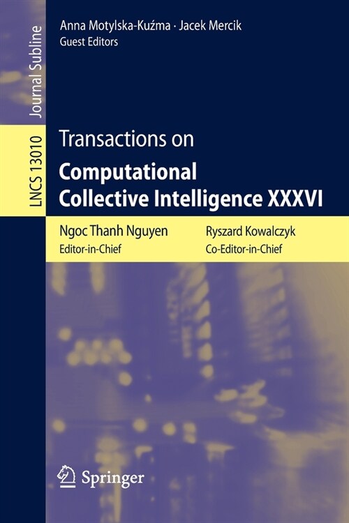 Transactions on Computational Collective Intelligence XXXVI (Paperback)