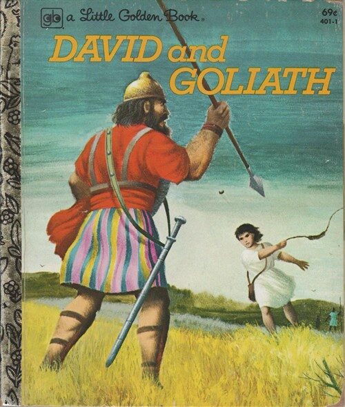 [중고] David and Goliath (A Little Golden Book) (hardcover)