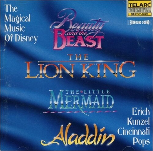 [중고] Erich Kunzel(에릭 쿤젤) - Cincinnati Pops / The Magical Music Of Disney  (US반)