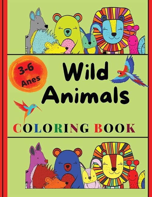 Wilde Animals Coloring Book (Paperback)