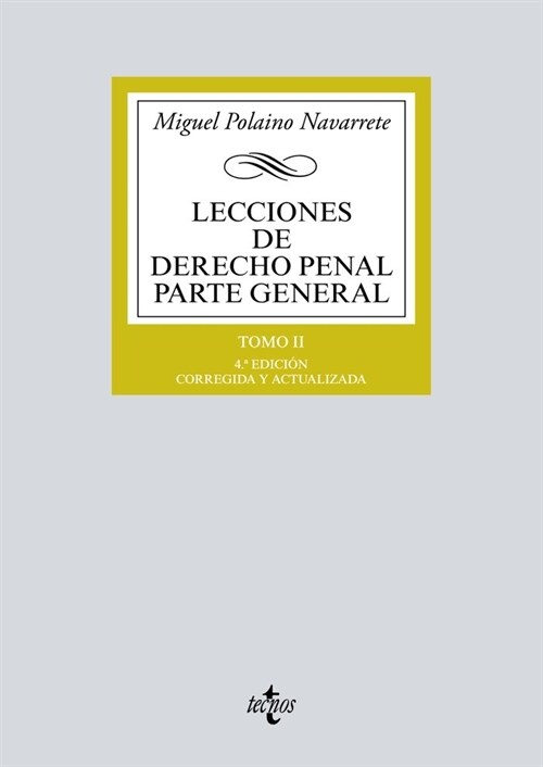 Lecciones de Derecho Penal Parte general (Hardcover)