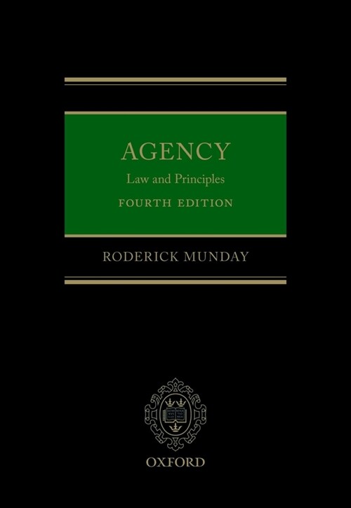 Agency : Law and Principles (Hardcover, 4 Revised edition)