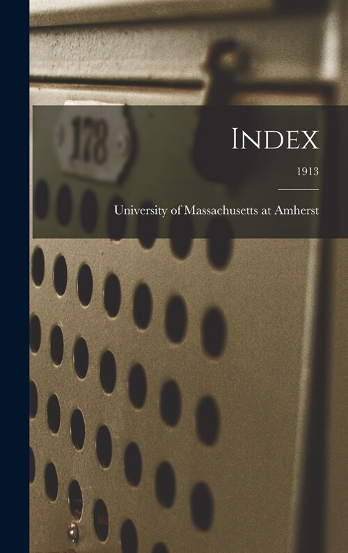 Index; 1913 (Hardcover)