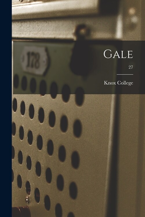 Gale; 27 (Paperback)