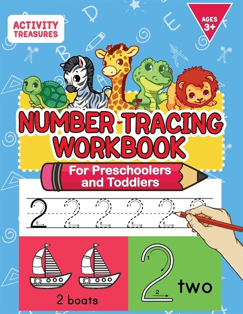 Number Tracing Workbook For Preschoolers And Toddlers: A Fun Number Practice Workbook To Learn The Numbers From 0 To 30 For Preschoolers & Kindergarte (Paperback)