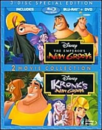 [수입] The Emperors New Groove (쿠스코 쿠스코)/Kronks New Groove (쿠스코 쿠스코 2) (Three-Disc Special Edition) (한글무자막)(Blu-ray / DVD) (2000)