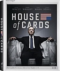 [수입] House of Cards: The Complete First Season (하우스 오브 카드: 컴플리트 시즌 1) (한글무자막)(4Blu-ray)(Boxser) (2013)