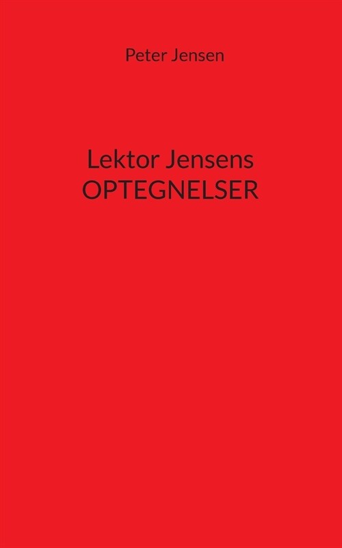 Lektor Jensens optegnelser (Paperback)