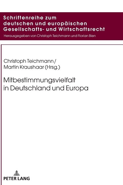 Mitbestimmungsvielfalt in Deutschland Und Europa (Hardcover)