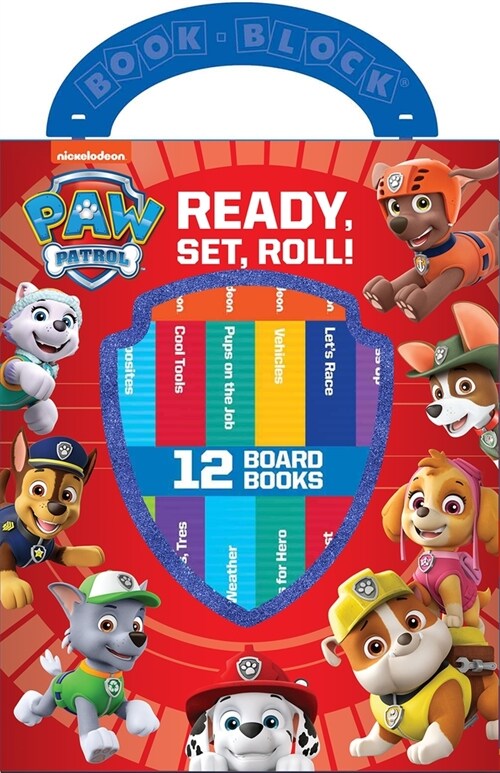 Nickelodeon Paw Patrol: Ready, Set, Roll! 12 Board Books (Board Books)